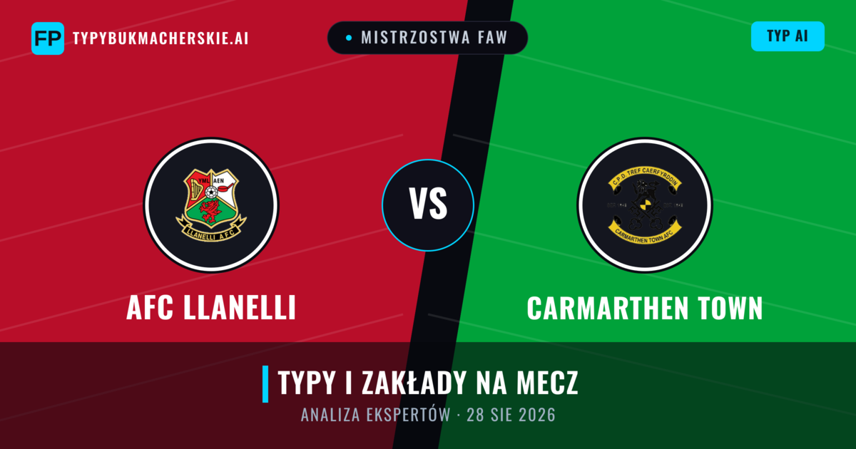 AFC Llanelli vs Carmarthen Town — typy i zapowiedź meczu