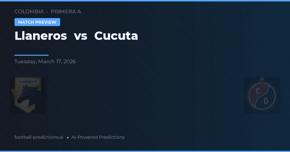Llaneros vs Cúcuta — typy i zapowiedź meczu