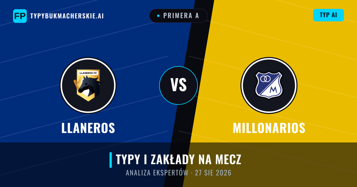 Llaneros vs Millonarios — typy i zapowiedź meczu
