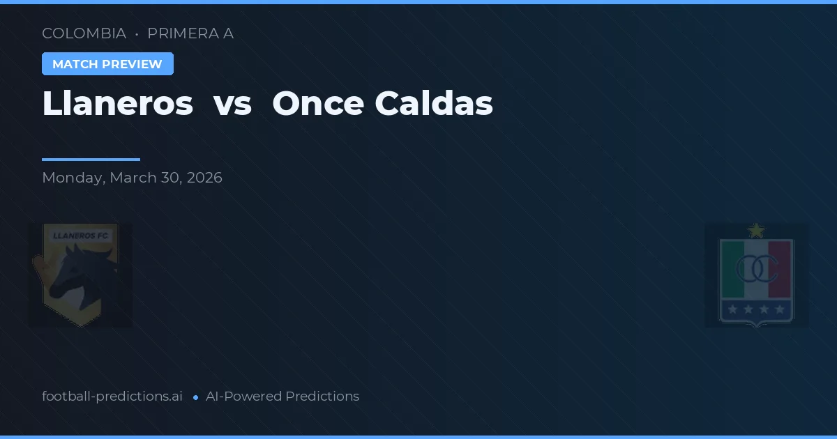 Llaneros vs Once Caldas — typy i zapowiedź meczu