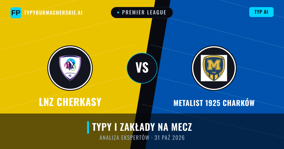 LNZ Cherkasy vs Metalist 1925 Charków — typy i zapowiedź meczu