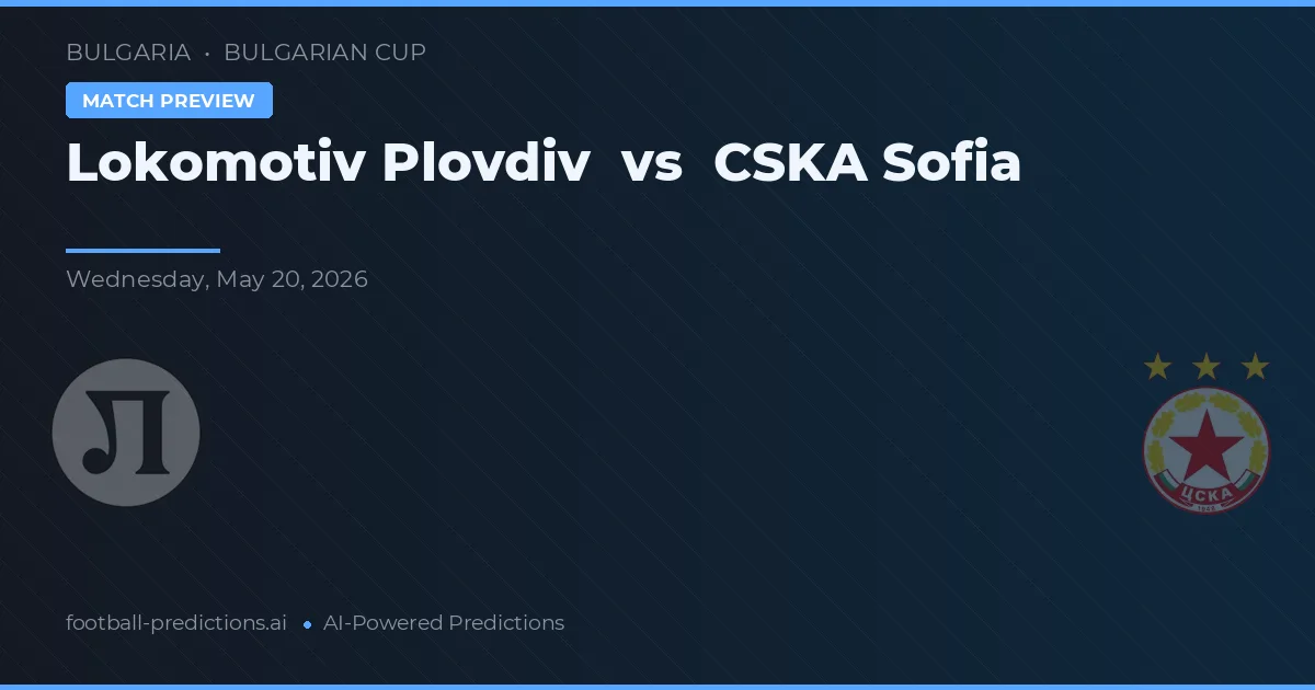 Lokomotiv Płowdiw vs CSKA Sofia — typy i zapowiedź meczu