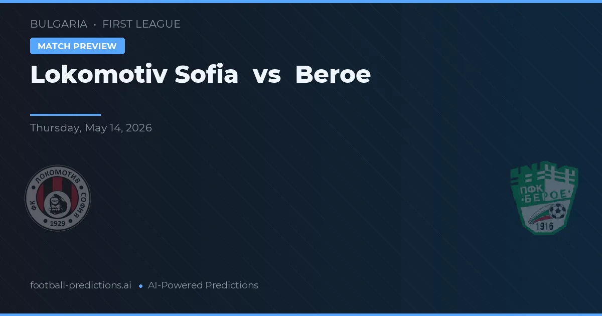 Lokomotiv Sofia vs Beroe — typy i zapowiedź meczu