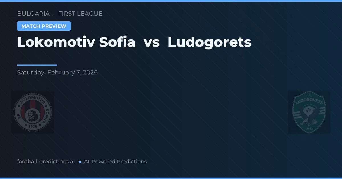 Lokomotiv Sofia vs Ludogorets — typy i zapowiedź meczu