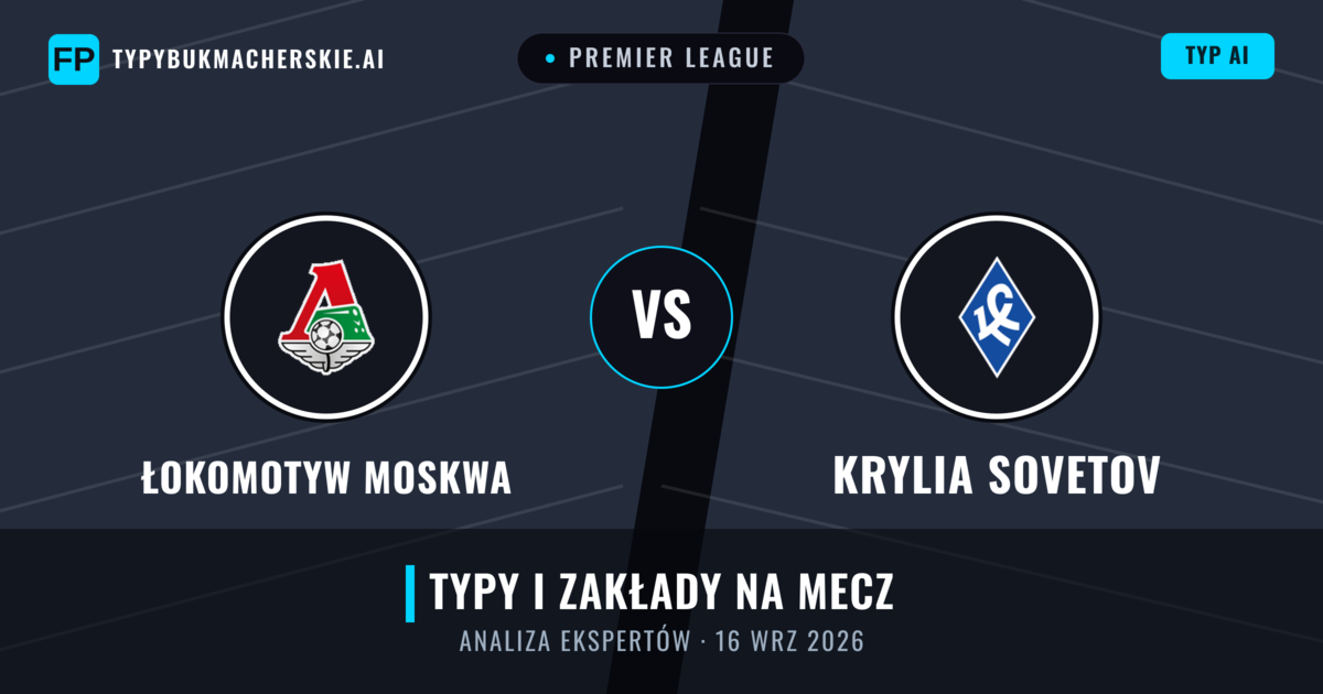 Łokomotyw Moskwa vs Krylia Sovetov — typy i zapowiedź meczu