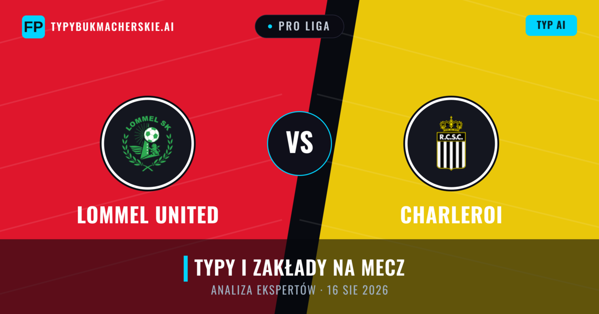 Lommel United vs Charleroi — typy i zapowiedź meczu
