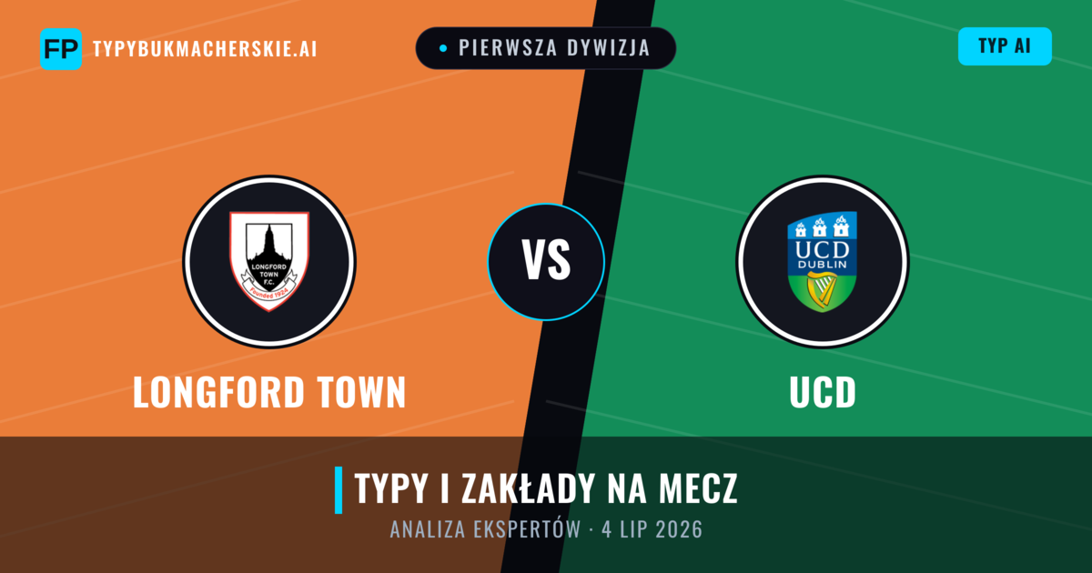 Longford Town vs UCD — typy i zapowiedź meczu
