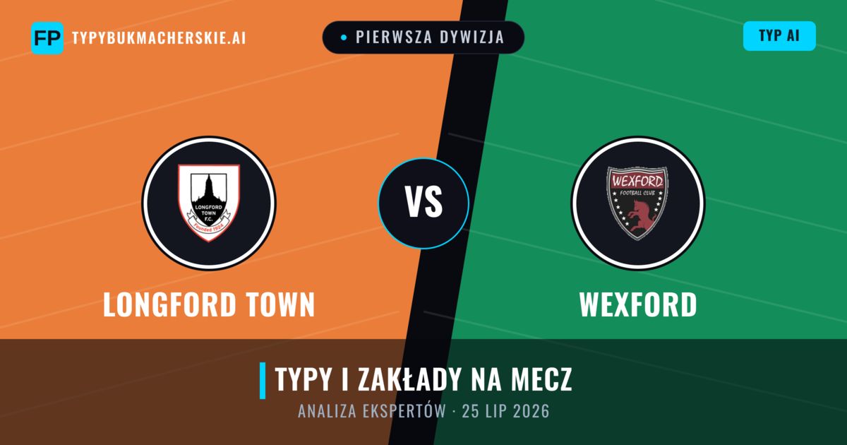 Longford Town vs Wexford — typy i zapowiedź meczu
