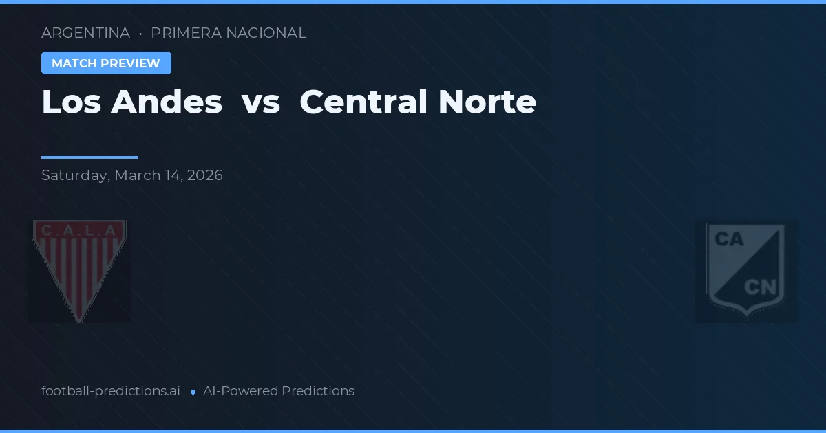 Los Andes vs Central Norte — typy i zapowiedź meczu