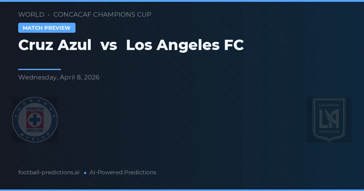 LAFC vs Cruz Azul — typy i zapowiedź meczu