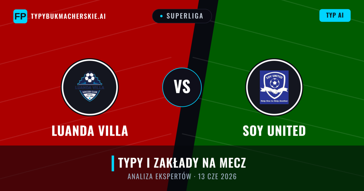Luanda Villa vs Soy United — typy i zapowiedź meczu