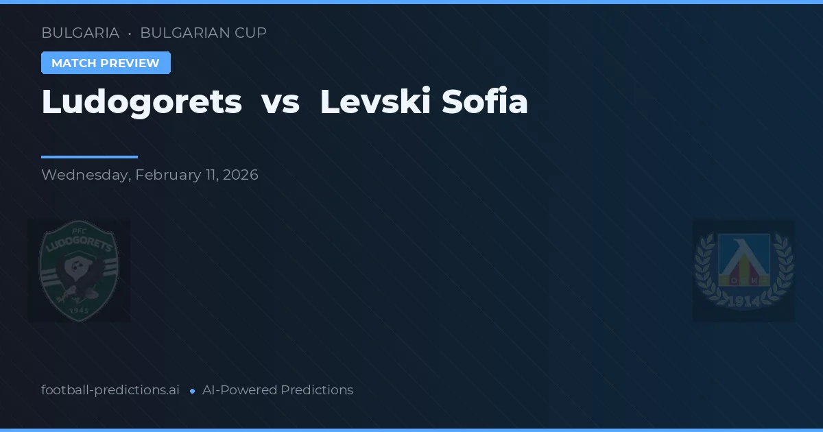 Ludogorets vs Levski Sofia — typy i zapowiedź meczu