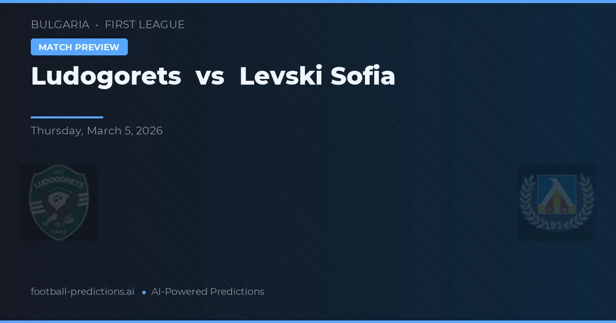 Ludogorets vs Levski Sofia — typy i zapowiedź meczu