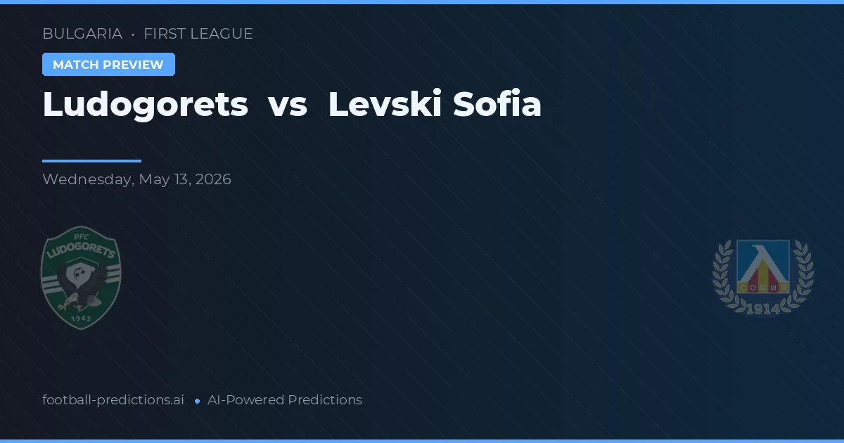 Ludogorets vs Levski Sofia — typy i zapowiedź meczu
