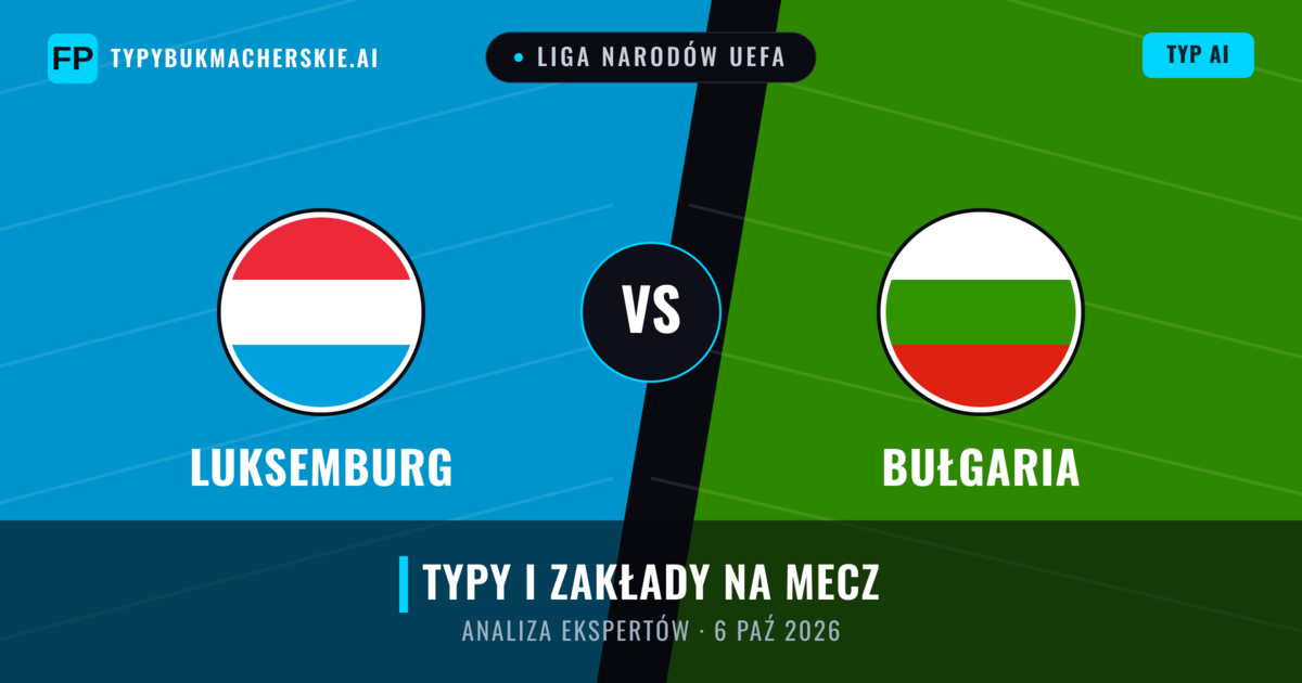 Luksemburg vs Bułgaria — typy i zapowiedź meczu