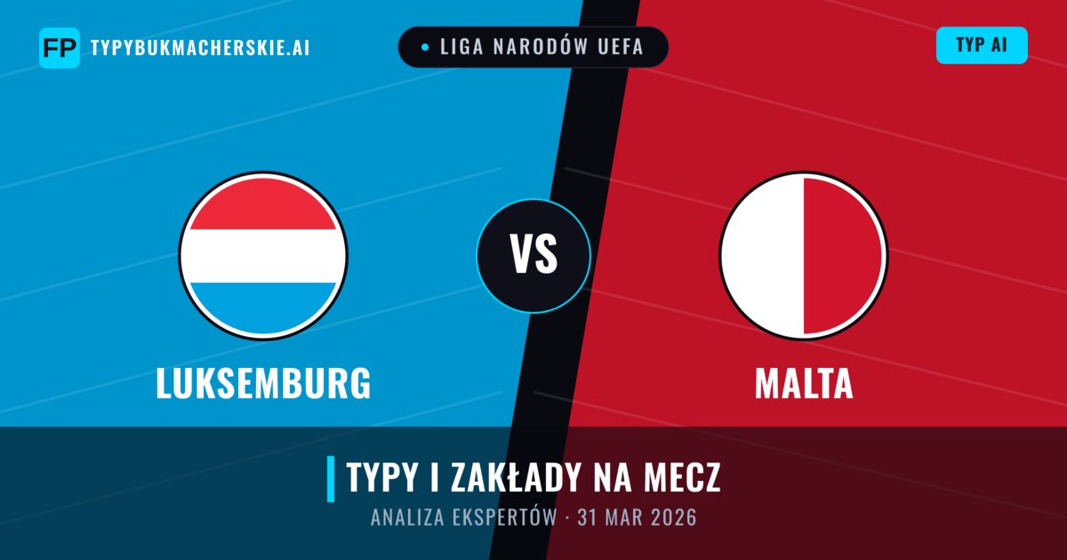 Luksemburg vs Malta — typy i zapowiedź meczu
