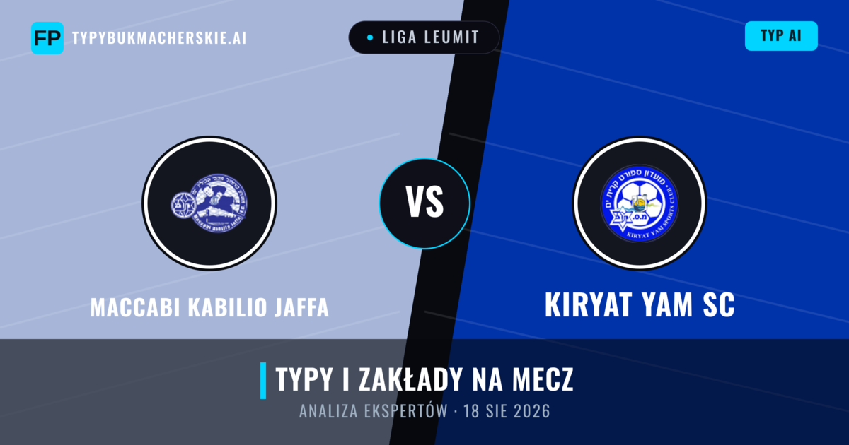 Maccabi Kabilio Jaffa vs Kiryat Yam SC — typy i zapowiedź meczu