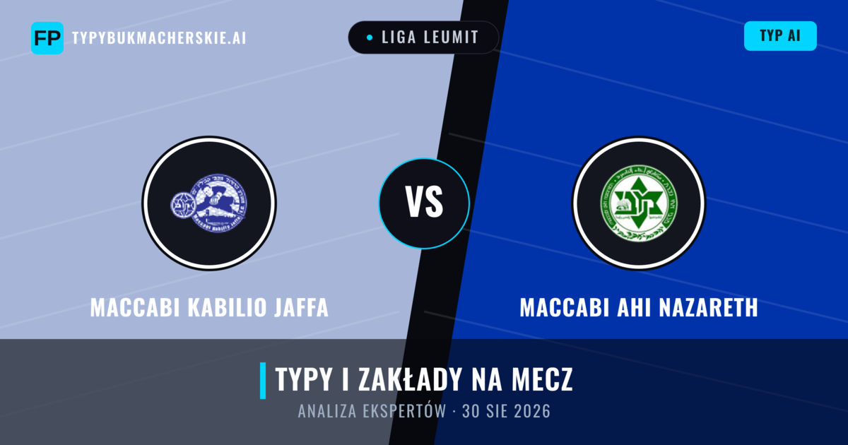 Maccabi Kabilio Jaffa vs Maccabi Ahi Nazareth — typy i zapowiedź meczu