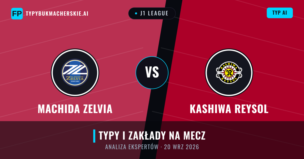 Machida Zelvia vs Kashiwa Reysol — typy i zapowiedź meczu