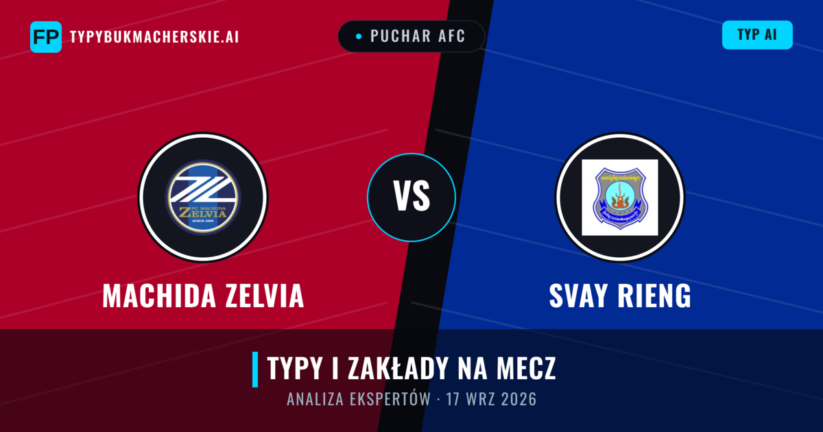 Machida Zelvia vs Svay Rieng — typy i zapowiedź meczu