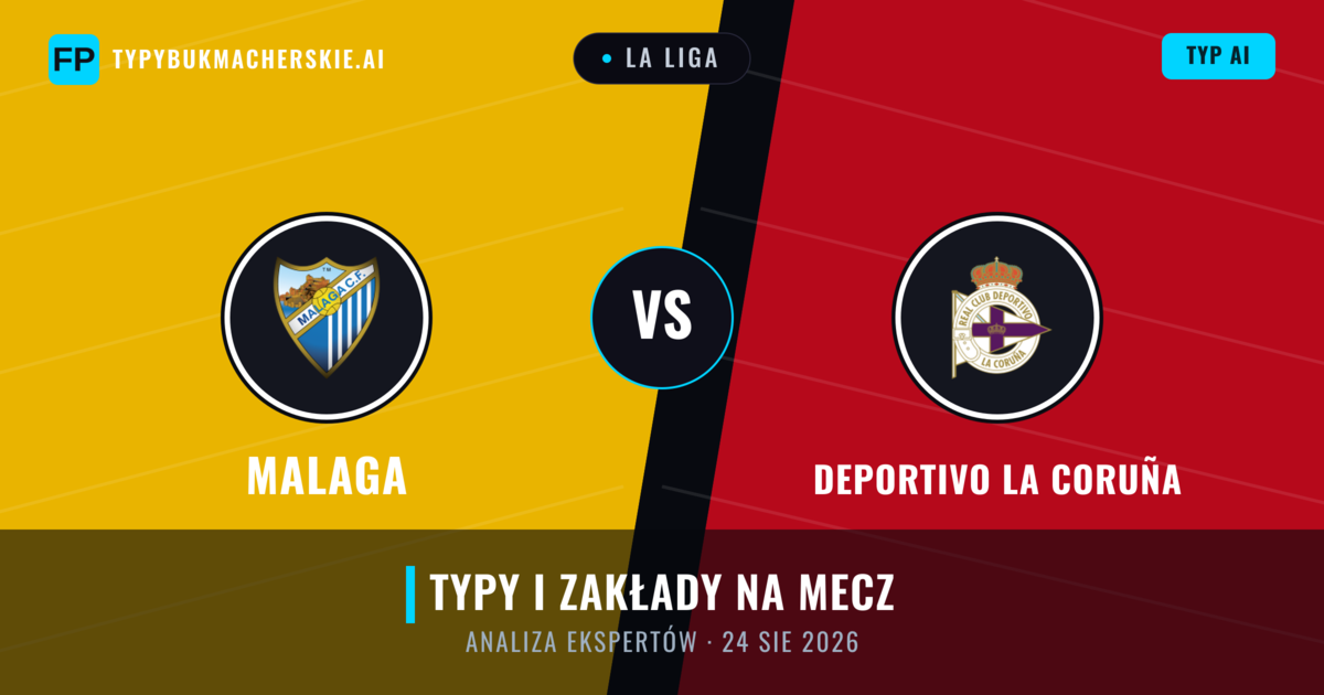 Malaga vs Deportivo La Coruña — typy i zapowiedź meczu