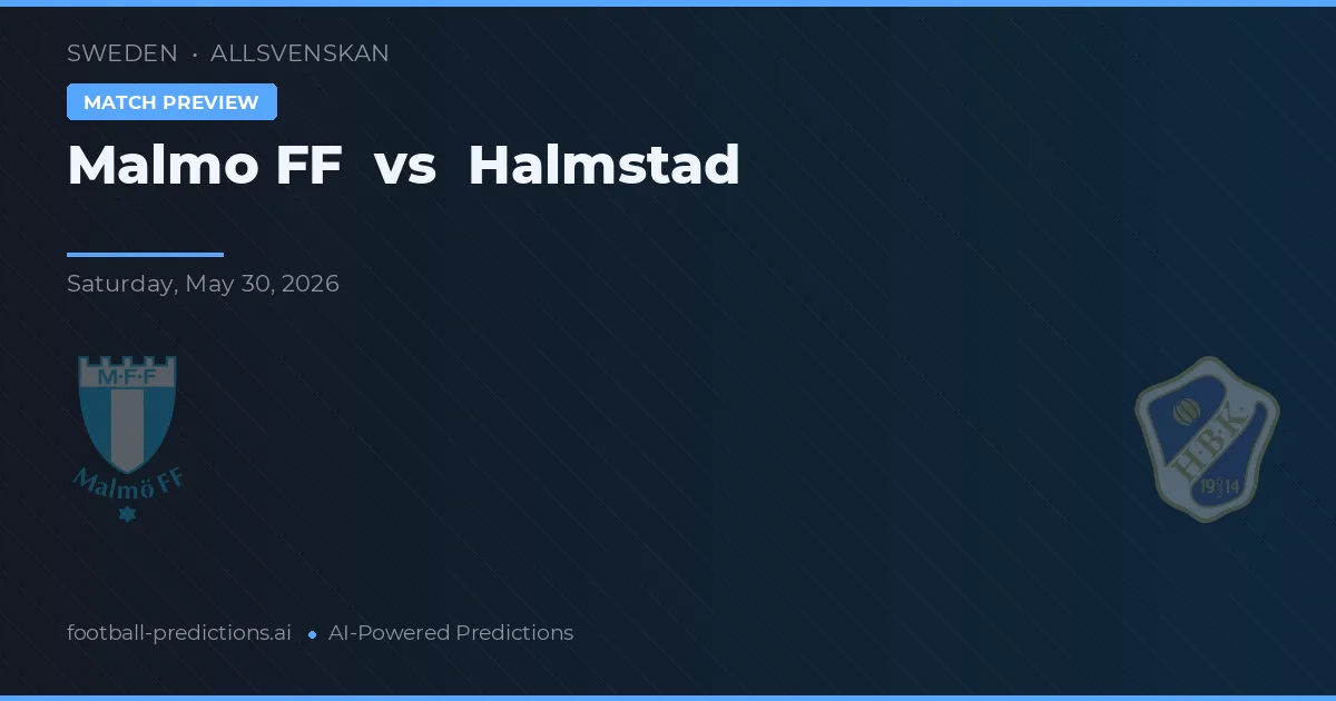 Malmö FF vs Halmstad — typy i zapowiedź meczu