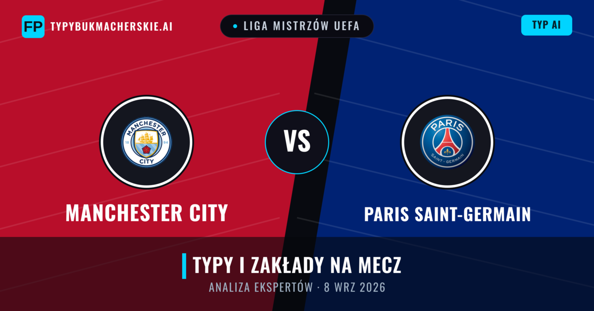 Manchester City vs Paris Saint-Germain — typy i zapowiedź meczu