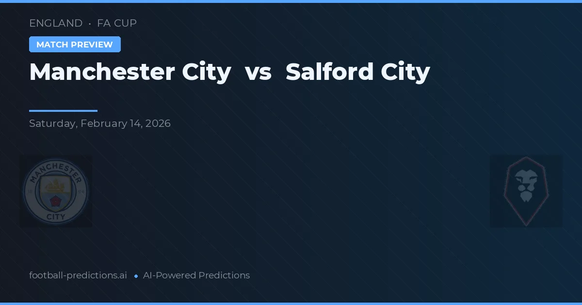 Manchester City vs Salford City — typy i zapowiedź meczu