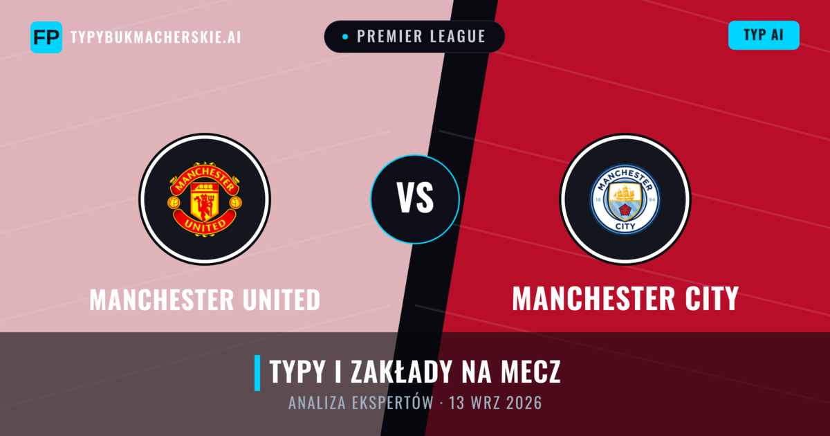 Manchester United vs Manchester City — typy i zapowiedź meczu