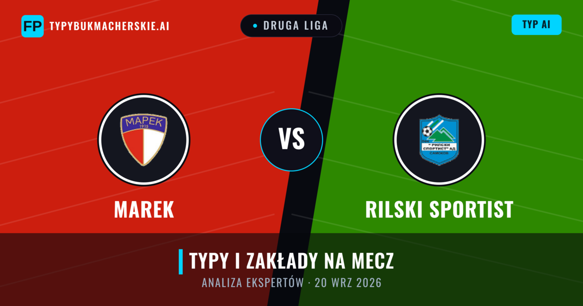 Marek vs Rilski Sportist — typy i zapowiedź meczu