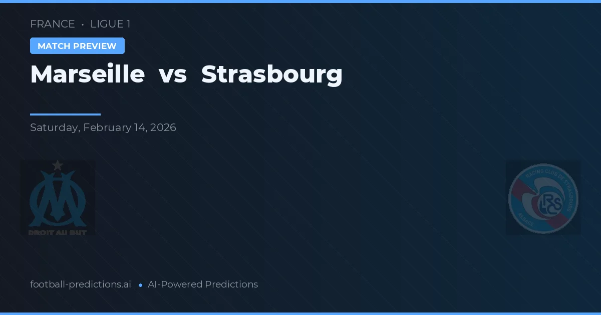 Marseille vs Strasbourg — typy i zapowiedź meczu