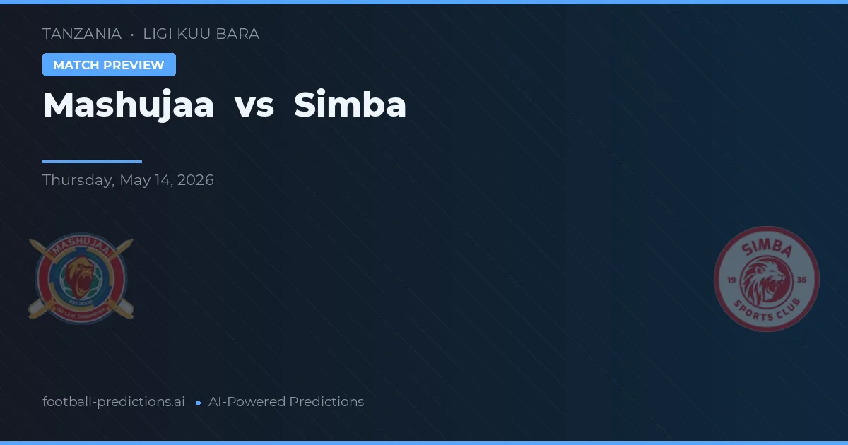 Mashujaa vs Simba — typy i zapowiedź meczu