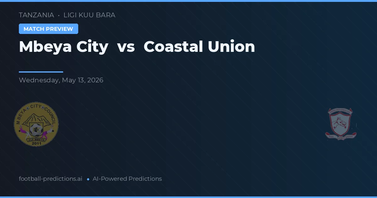 Mbeya City vs Union Wybrzeża — typy i zapowiedź meczu