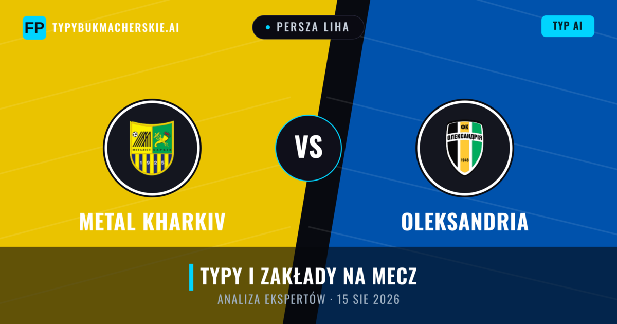 Metal Kharkiv vs Oleksandria — typy i zapowiedź meczu