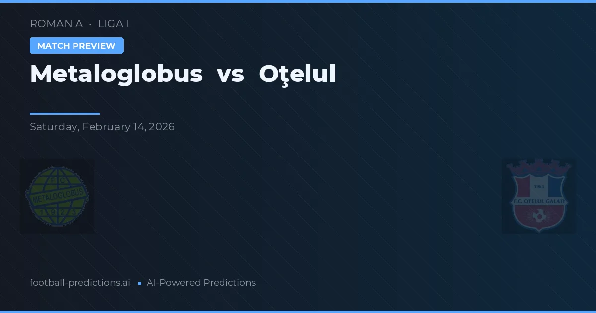 Metaloglobus vs Oțelul — typy i zapowiedź meczu