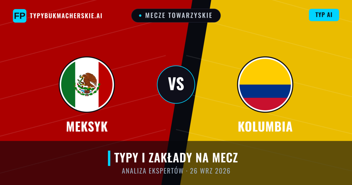 Meksyk vs Kolumbia — typy i zapowiedź meczu