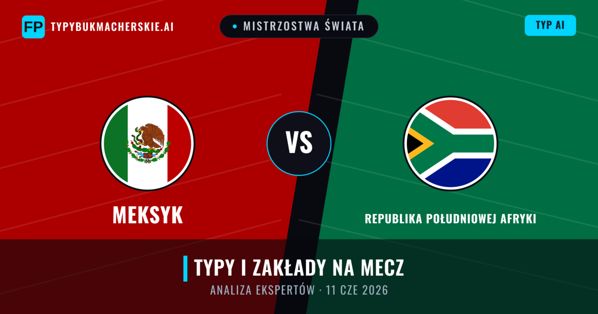 Meksyk vs Republika Południowej Afryki — typy i zapowiedź meczu