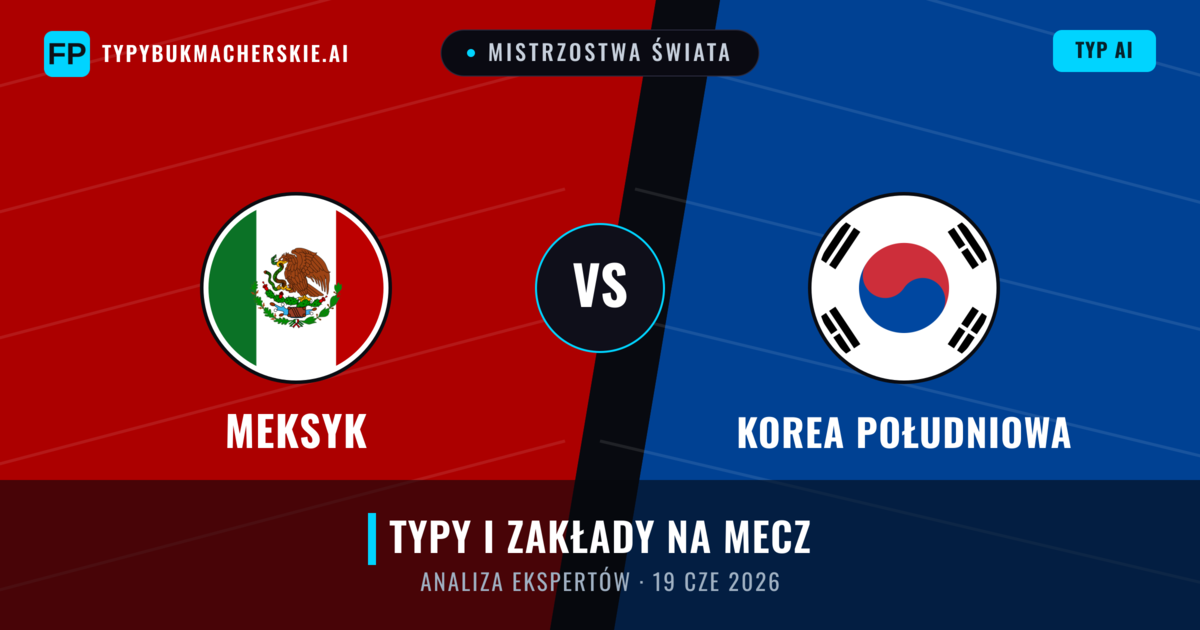 Meksyk vs Korea Południowa — typy i zapowiedź meczu