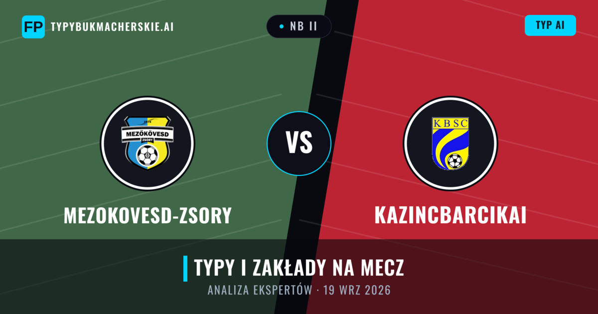Mezokovesd-Zsory vs Kazincbarcikai — typy i zapowiedź meczu