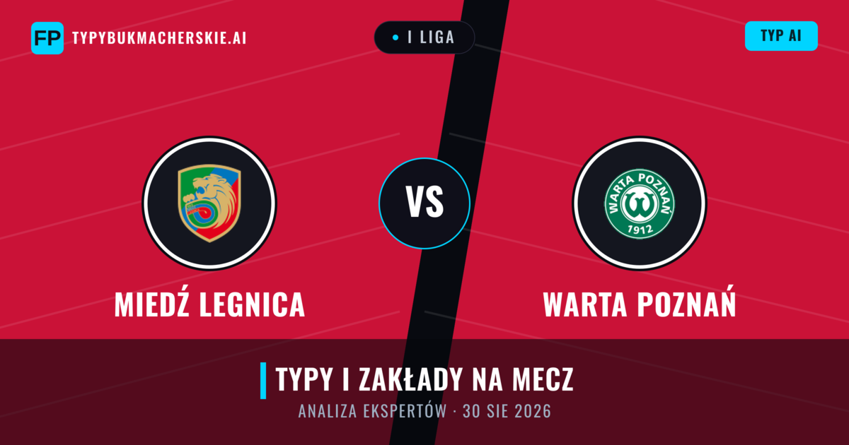 Miedź Legnica vs Warta Poznań — typy i zapowiedź meczu