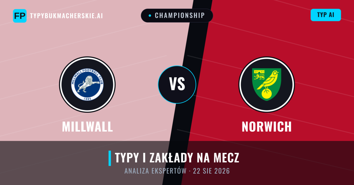 Millwall vs Norwich — typy i zapowiedź meczu