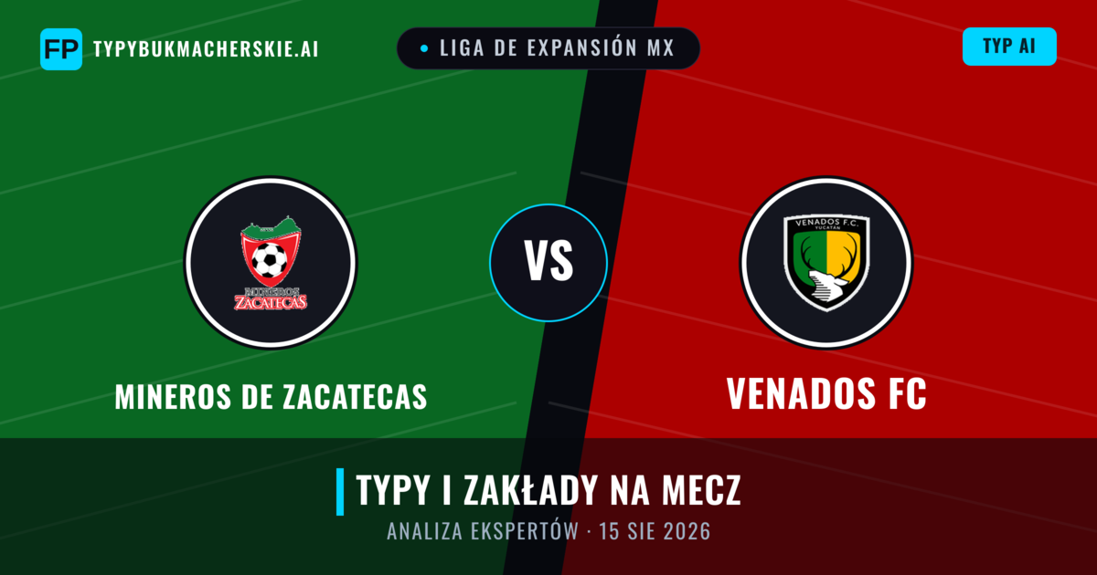 Mineros de Zacatecas vs Venados FC — typy i zapowiedź meczu