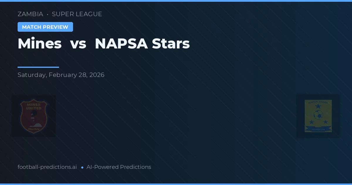 Mines vs NAPSA Stars — typy i zapowiedź meczu
