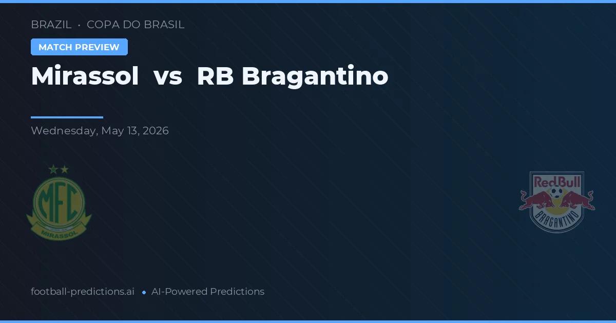 Mirassol vs RB Bragantino — typy i zapowiedź meczu