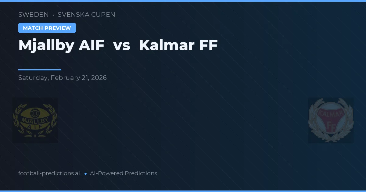 Mjällby AIF vs Kalmar FF — typy i zapowiedź meczu
