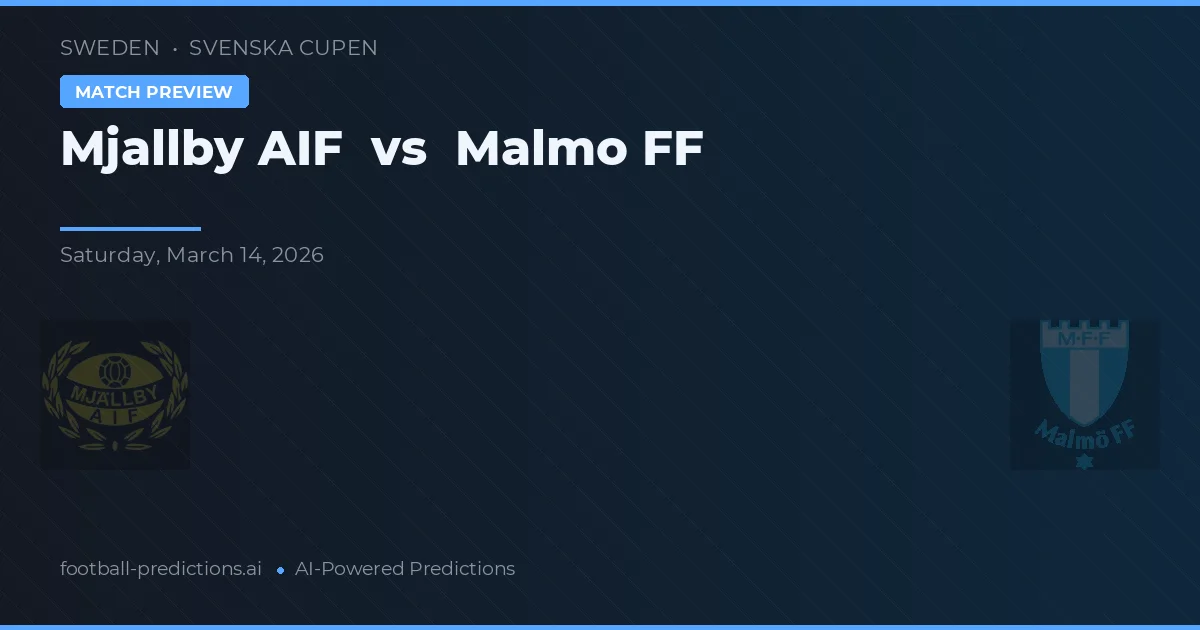 Mjällby AIF vs Malmö FF — typy i zapowiedź meczu