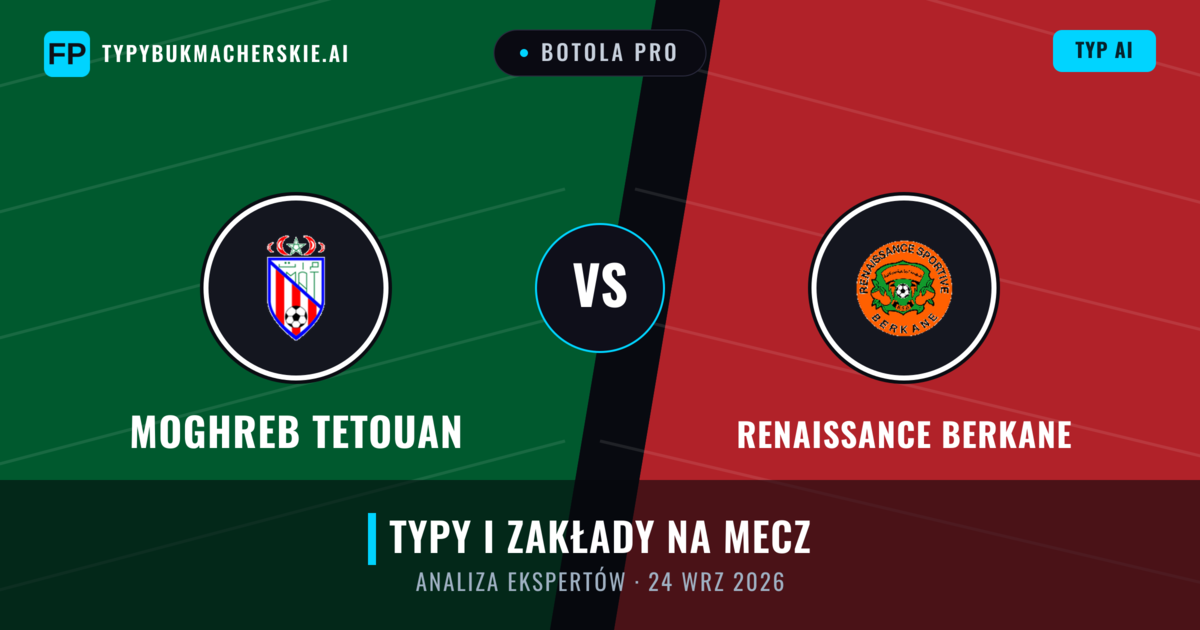 Moghreb Tetouan vs Renaissance Berkane — typy i zapowiedź meczu