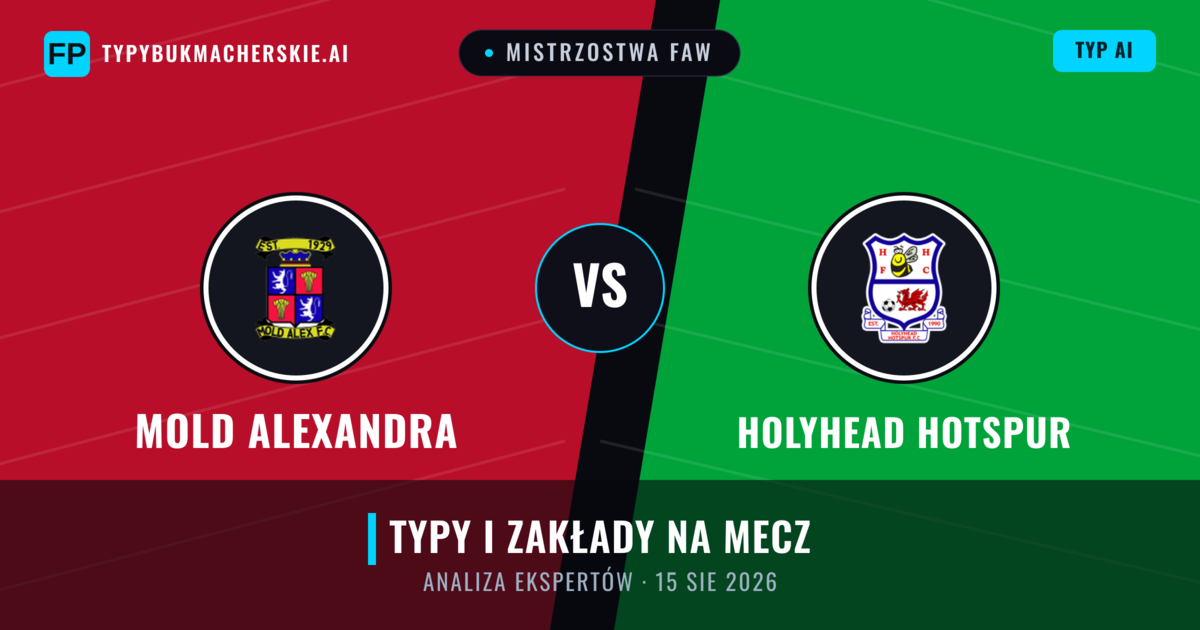 Mold Alexandra vs Holyhead Hotspur — typy i zapowiedź meczu