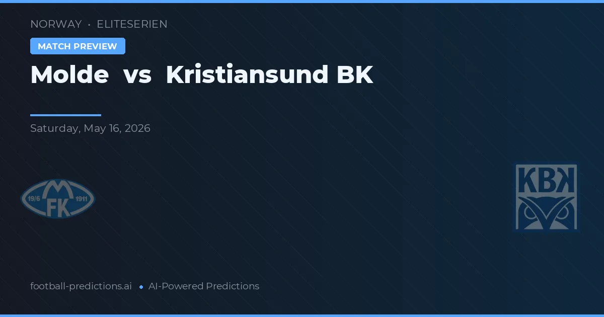 Molde vs Kristiansund BK — typy i zapowiedź meczu