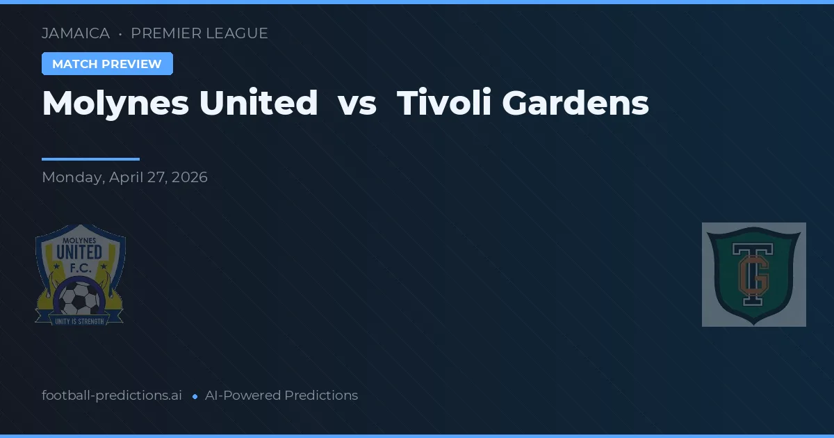 Molynes United vs Tivoli Gardens — typy i zapowiedź meczu
